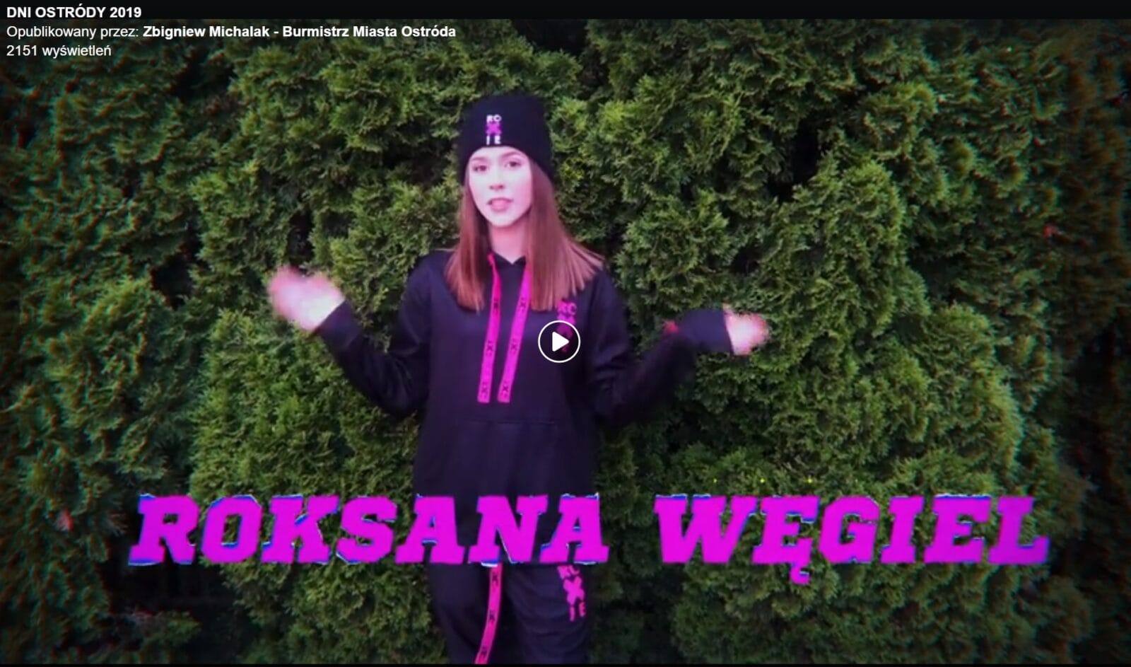 Roksana Węgiel Dni Ostródy