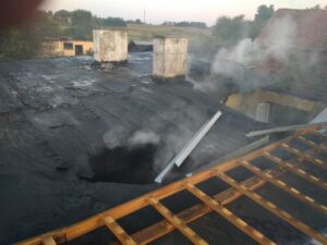 GMINA MORĄG: PALIŁ SIĘ DACH BUDYNKU WIELORODZINNEGO W BOGACZEWIE 2 Img 20190826 Wa0014