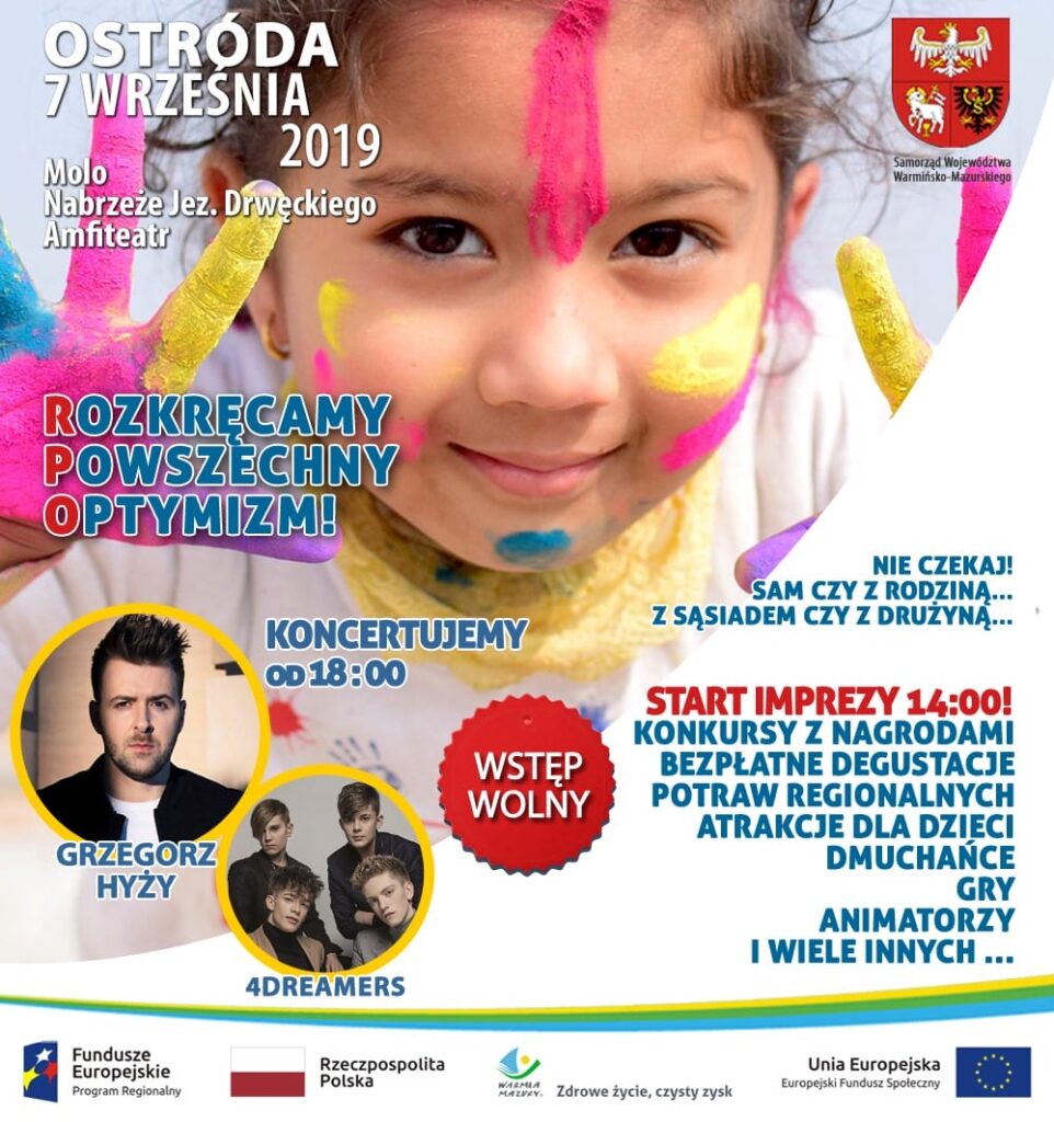 7 WRZEŚNIA W OSTRÓDZIE ROZKRĘCĄ POWSZECHNY OPTYMIZM! 14 optymizm 1