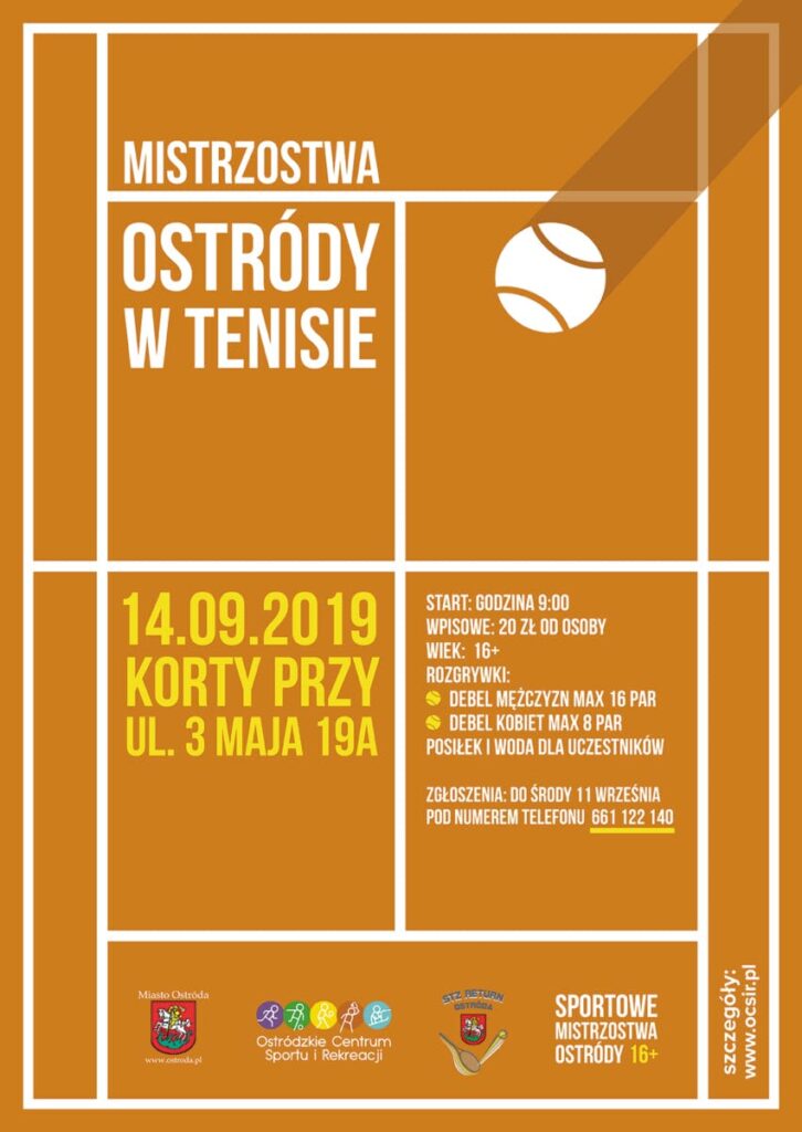 Plakat A2 5Boj Tenis