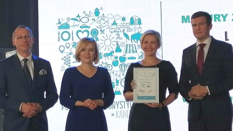 MAZURY ZACHODNIE Z NOMINACJĄ DO NAGRODY "POLSKA MARKA TURYSTYCZNA" 1 1 1 1