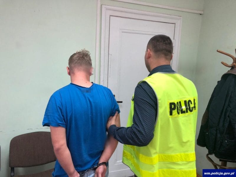 ZŁODZIEJ KABLI Z KRAJOWEJ SIÓDEMKI ZATRZYMANY NA GORĄCYM UCZYNKU 1 32 140928 E1569841390691