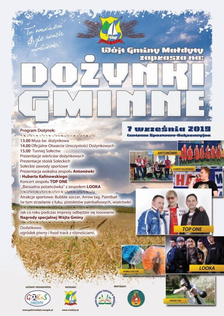 DZIŚ DOŻYNKI W GMINACH: OSTRÓDA, MORĄG, GRUNWALD, ŁUKTA I MAŁDYTY 3 67841877 1070706166465981 3693861527430889472 O