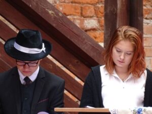 NARODOWE CZYTANIE 2019 NA DZIEDZIŃCU OSTRÓDZKIEGO ZAMKU ZA NAMI 12 Dsc00050