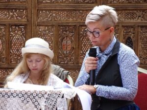 NARODOWE CZYTANIE 2019 NA DZIEDZIŃCU OSTRÓDZKIEGO ZAMKU ZA NAMI 24 Dsc00093