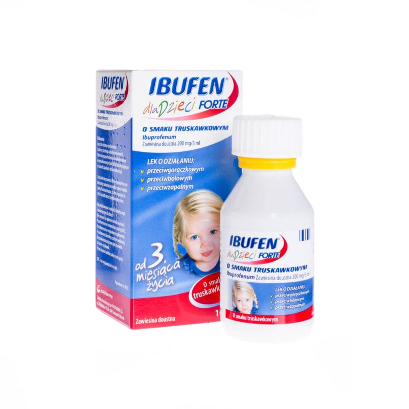 POPULARNY LEK DLA DZIECI WYCOFANY Z OBROTU W CAŁEJ POLSCE 1 Ibufen Forte Dla Dzieci 200 Mg 5 Ml Syrop O Smaku Truskawkowym 100 Ml Drmax Pl E1568269694665