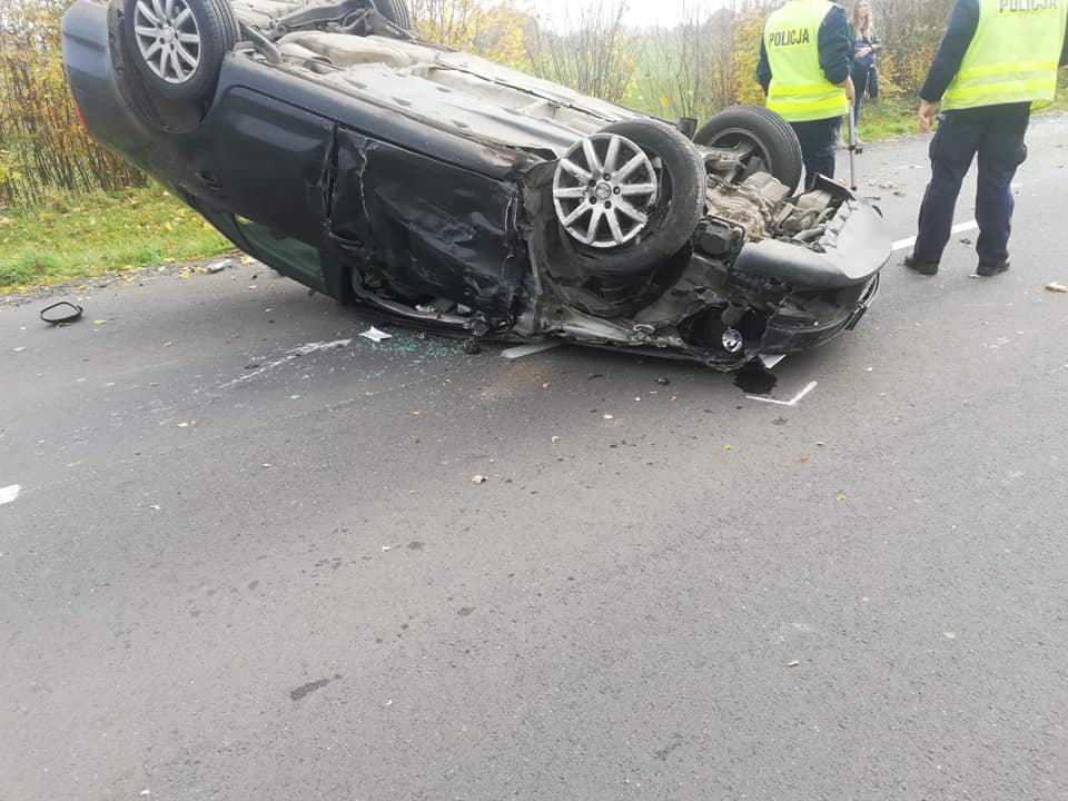 WYPADEK I KOLIZJE W WEEKEND NA TERENIE POWIATU - NA SZCZĘŚCIE BEZ OFIAR 4 73458995 2510022062406785 5863986117006589952 N