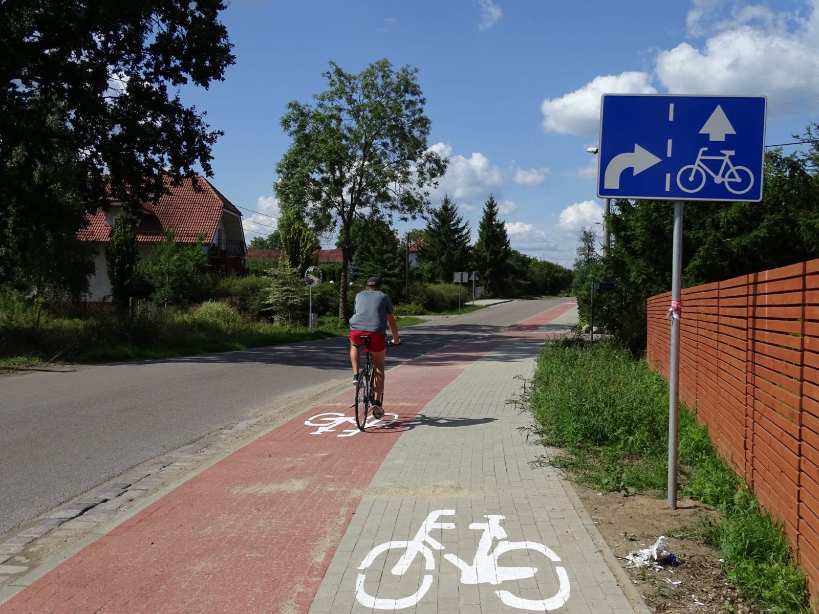 ŚCIEŻKA ROWEROWA SZAFRANKI-KAJKOWO TYLKO DLA ROWERZYSTÓW? 1 Dsc08783