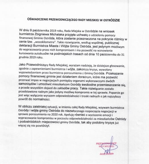 TO JUŻ PEWNE - JUTRO AUTOBUSY MIEJSKIE WRACAJĄ NA TRASY W GMINIE OSTRÓDA! 2 Sjan