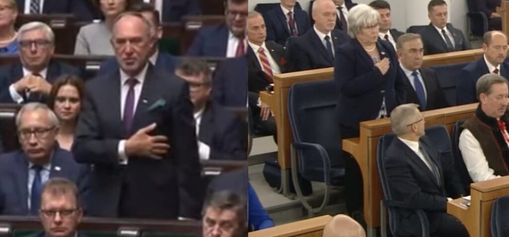 PARLAMENTARZYŚCI Z OSTRÓDY - B. ORZECHOWSKA I Z. BABALSKI ZŁOŻYLI ŚLUBOWANIE 15 ślubowanie