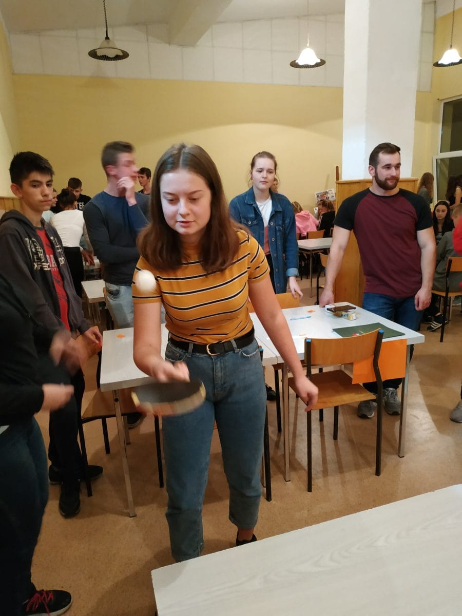 UROCZYSTE PRZYWITANIE WYCHOWANKÓW KLAS PIERWSZYCH W INTERNACIE ZSZ IM. S. PETÖFI 5 Img 20191029 191836
