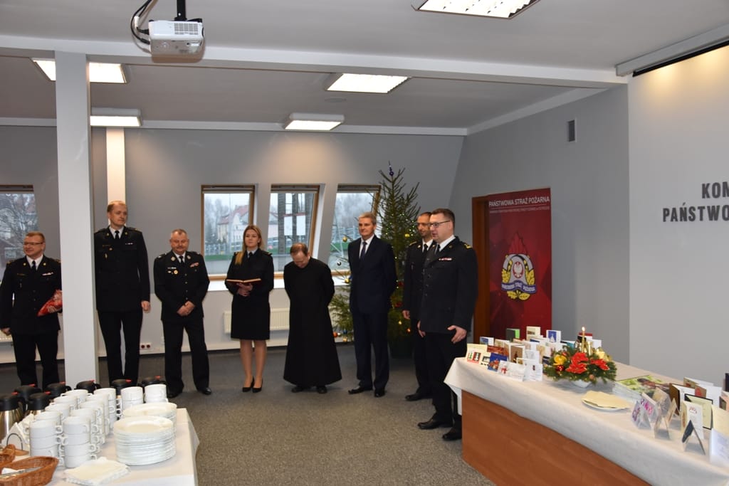 SPOTKANIE OPŁATKOWE W OSTRÓDZKIEJ KOMENDZIE PAŃSTWOWEJ STRAŻY POŻARNEJ 1 Dsc 0089