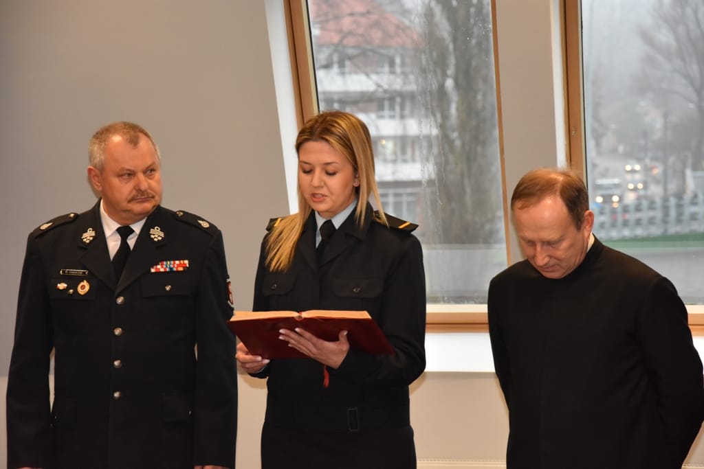 SPOTKANIE OPŁATKOWE W OSTRÓDZKIEJ KOMENDZIE PAŃSTWOWEJ STRAŻY POŻARNEJ 5 Dsc 0098 1