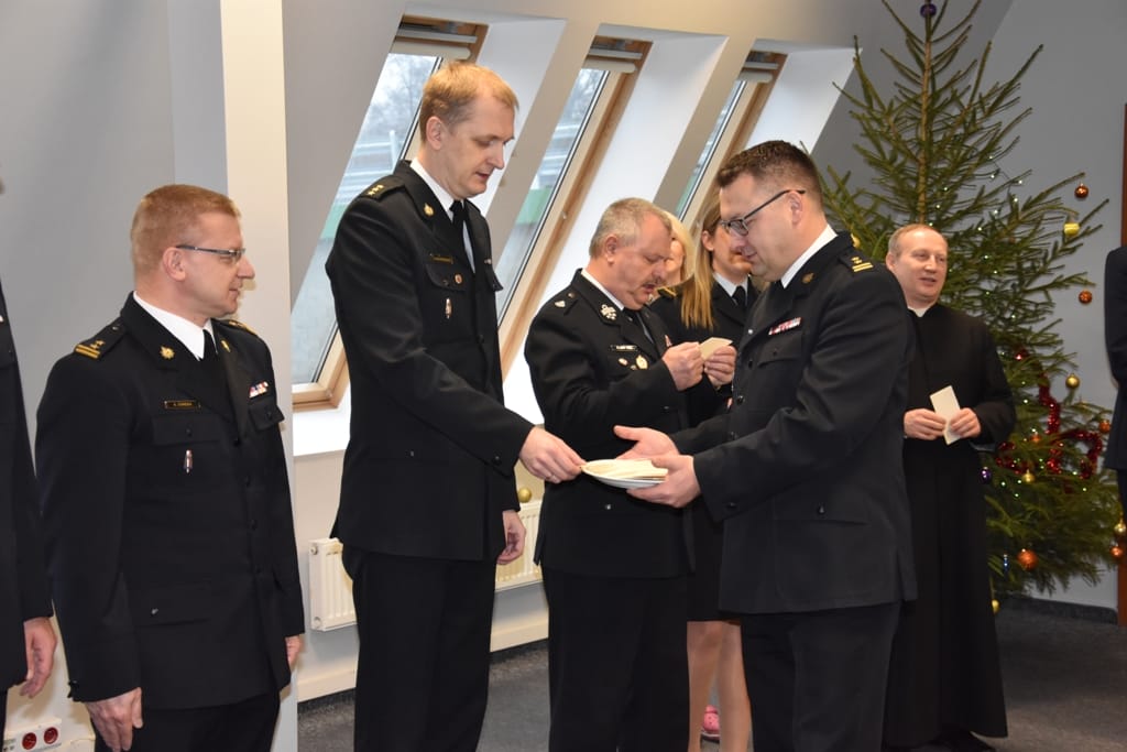 SPOTKANIE OPŁATKOWE W OSTRÓDZKIEJ KOMENDZIE PAŃSTWOWEJ STRAŻY POŻARNEJ 6 Dsc 0113
