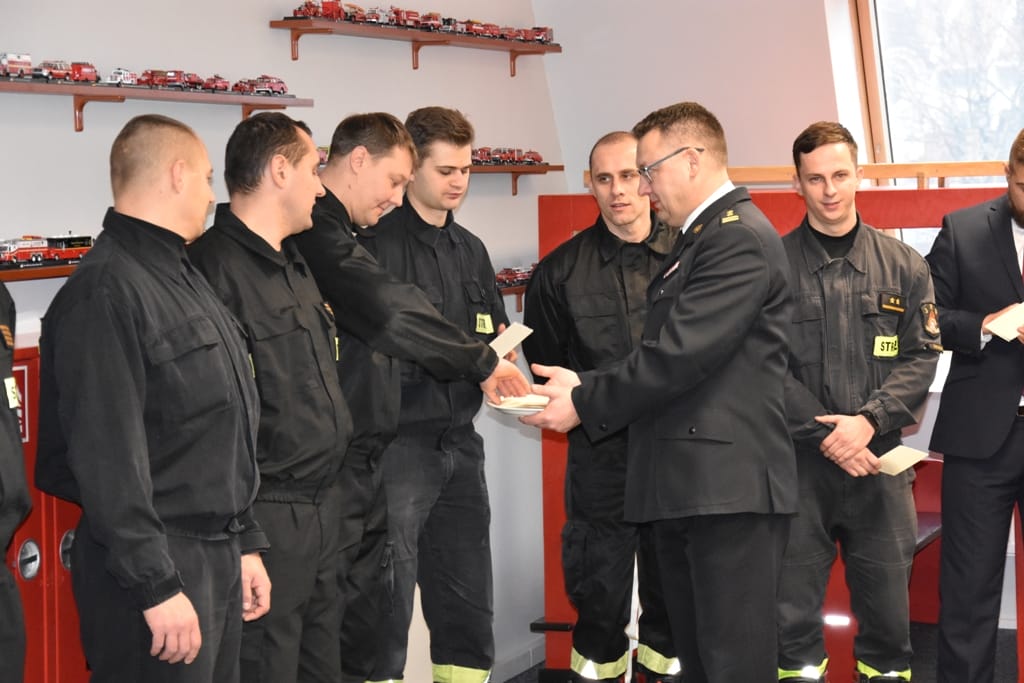 SPOTKANIE OPŁATKOWE W OSTRÓDZKIEJ KOMENDZIE PAŃSTWOWEJ STRAŻY POŻARNEJ 7 Dsc 0115
