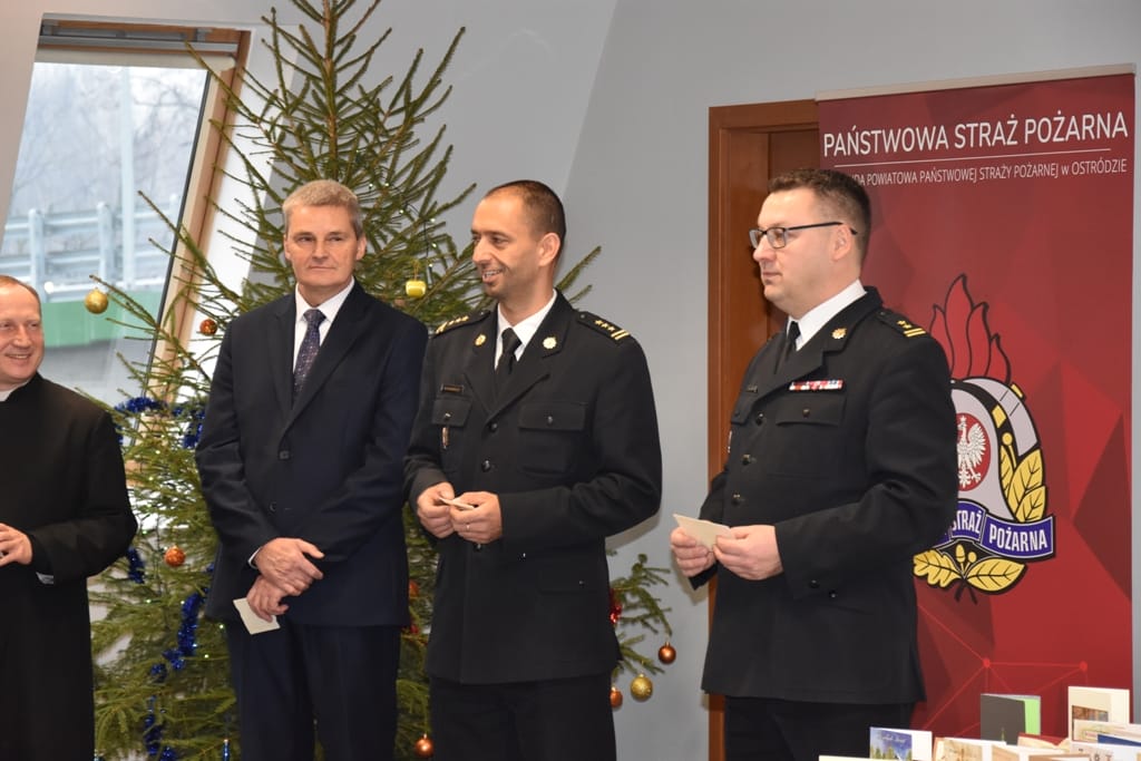 SPOTKANIE OPŁATKOWE W OSTRÓDZKIEJ KOMENDZIE PAŃSTWOWEJ STRAŻY POŻARNEJ 8 Dsc 0117