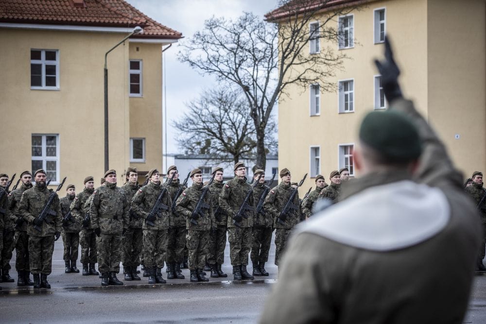 TERYTORIALSI Z POWIATU OSTRÓDZKIEGO ZŁOŻYLI PRZYSIĘGĘ W MORĄGU 13 N3A7121