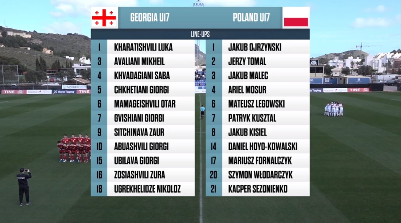 DEBIUT WYCHOWANKA AP OSTRÓDA KACPRA SEZONIENKO W REPREZENTACJI POLSKI U-17 2 Sezonienko 2