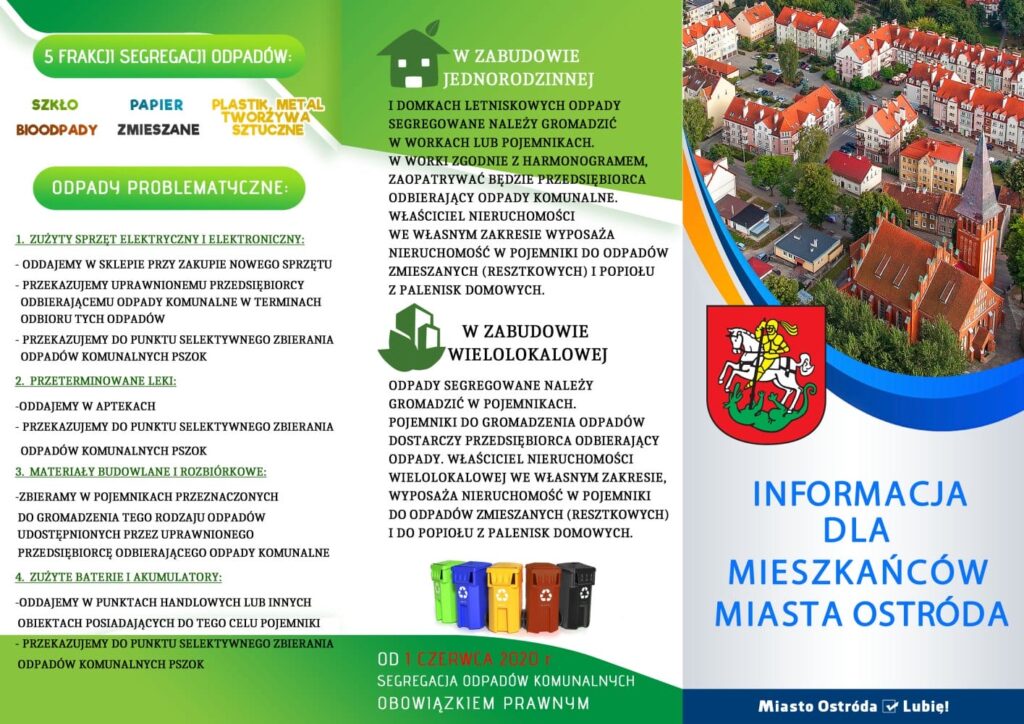 SEGREGACJA ODPADÓW KOMUNALNYCH - WAŻNE INFORMACJE 14 1 2