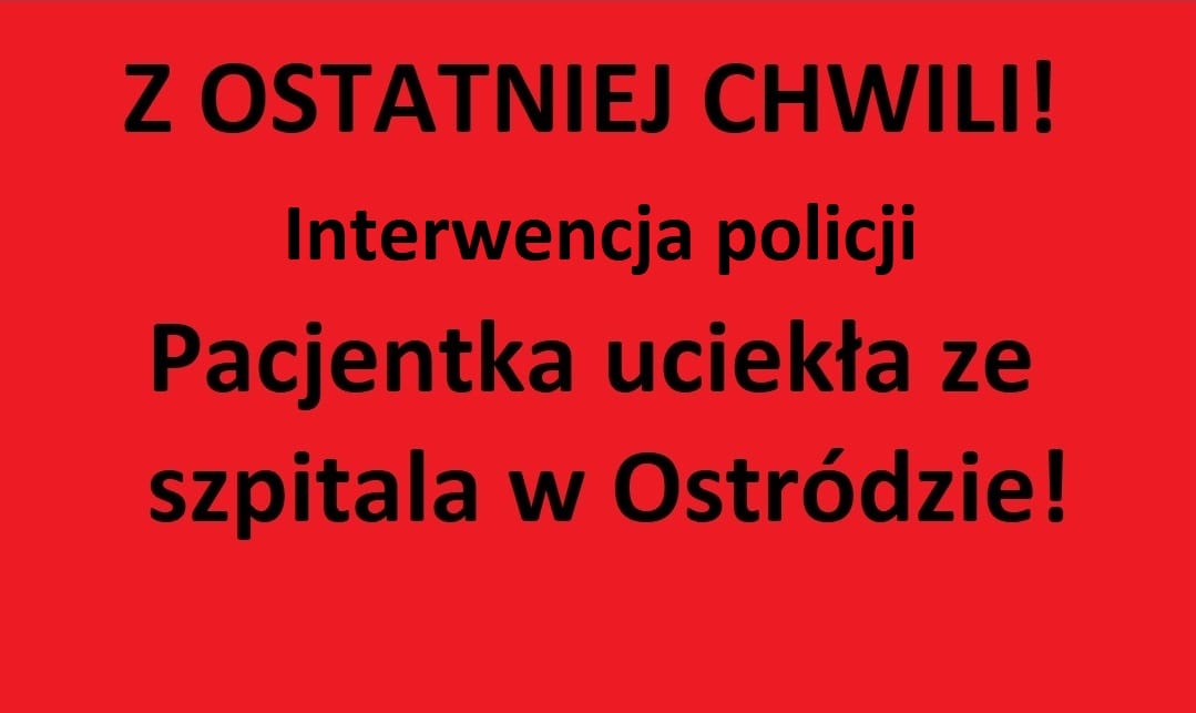 Uciekłą Ze Szpitala