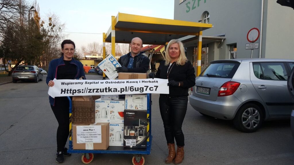 EKSPRES DO KAWY, CZAJNIKI ELEKTRYCZNE, KAWA I HERBATA DLA OSTRÓDZKIEGO SZPITALA. 3 92213958 123258895969892 2053577843090128896 O