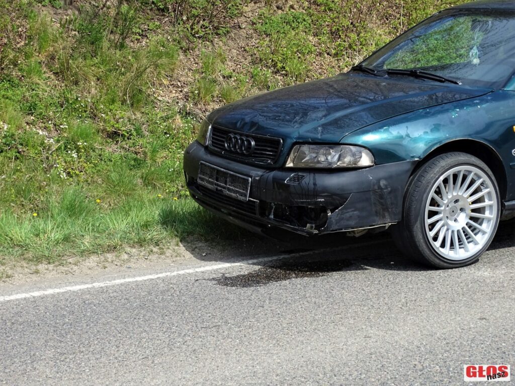 ZDERZENIE QUADA Z AUDI W POBLIŻU WYGODY (GMINA OSTRÓDA). JEDNA OSOBA W SZPITALU 4 Dsc09114