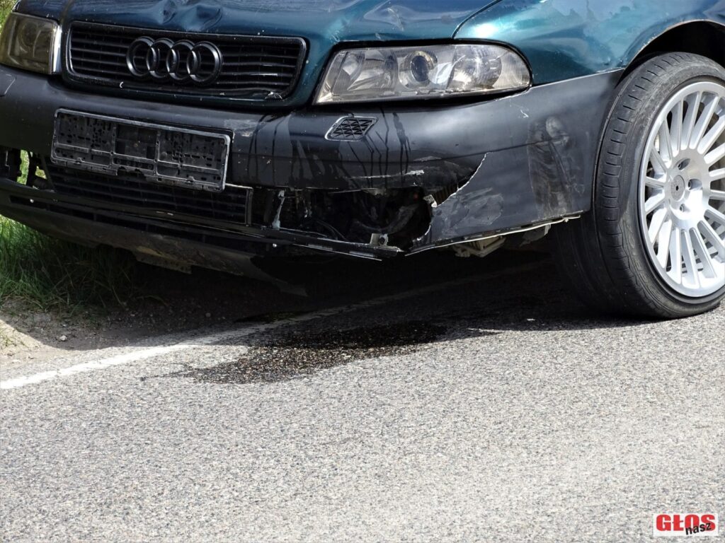 ZDERZENIE QUADA Z AUDI W POBLIŻU WYGODY (GMINA OSTRÓDA). JEDNA OSOBA W SZPITALU 8 Dsc09116