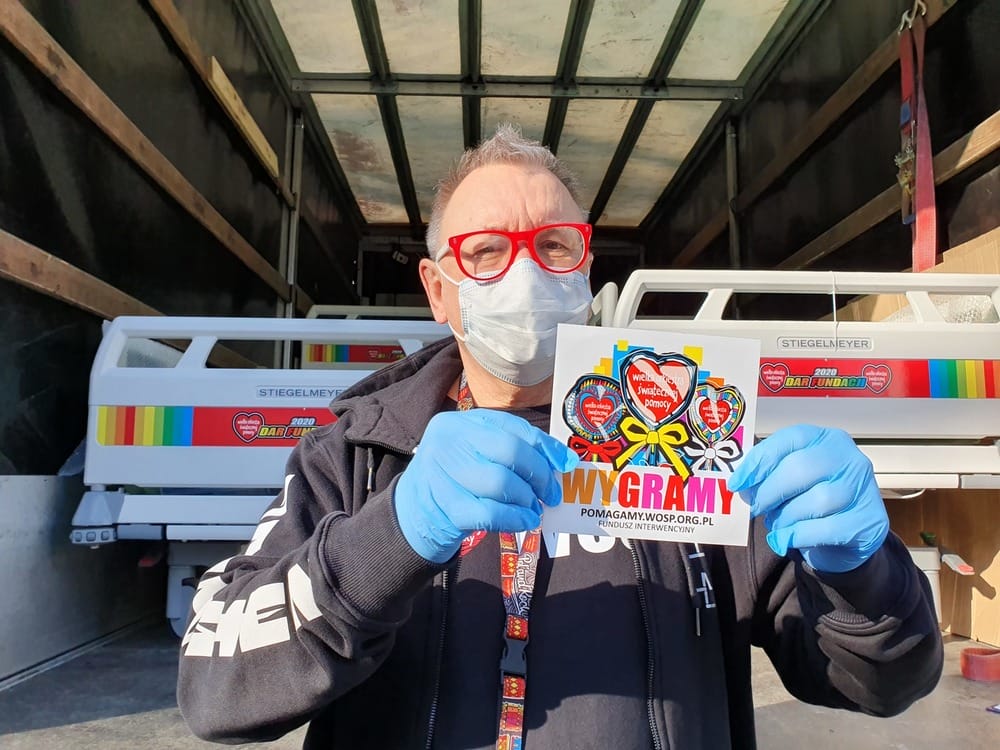 DZIĘKI WOŚP OSTRÓDZKI SZPITAL OTRZYMA 9 ŁÓŻEK DO INTENSYWNEJ OPIEKI MEDYCZNEJ 1 Jurekowsiakcovid