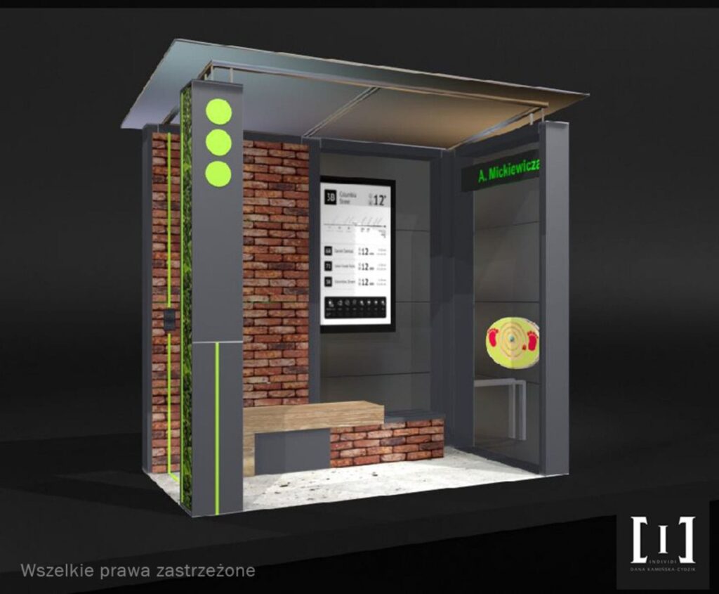 SĄ PROJEKTY NOWYCH WIAT PRZYSTANKOWYCH W OSTRÓDZIE! 4 Busstop Six Ostroda Six Cegla 01
