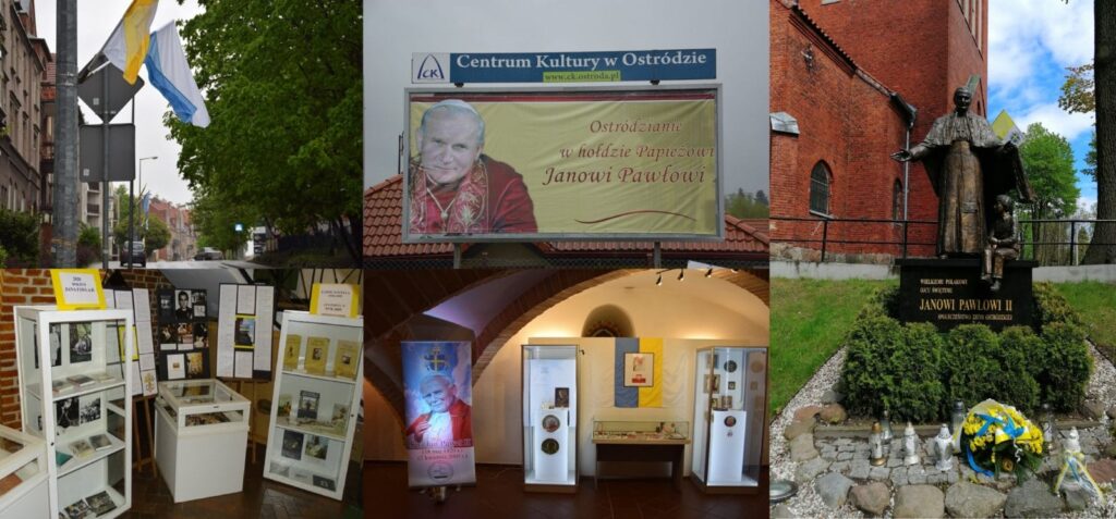 OSTRÓDZKIE OBCHODY 100. ROCZNICY URODZIN KAROLA WOJTYŁY - PAPIEŻA JANA PAWŁA II 22 jp24 slijder