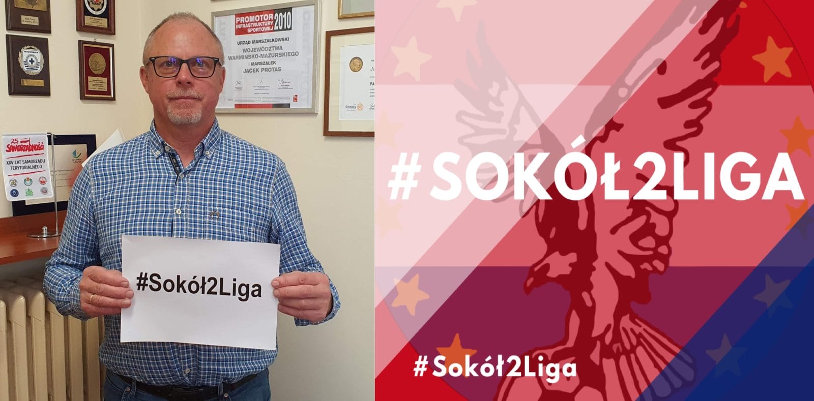 POSEŁ JACEK PROTAS WSPARŁ AKCJĘ #SOKÓŁ2LIGA 1 Protas