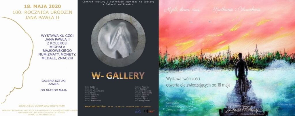 GALERIA SZTUKI NA ZAMKU ORAZ GALERIA W AMFITEATRZE RUSZAJĄ JUŻ JUTRO - 18 MAJA! 17 slijder Centrum Kultury