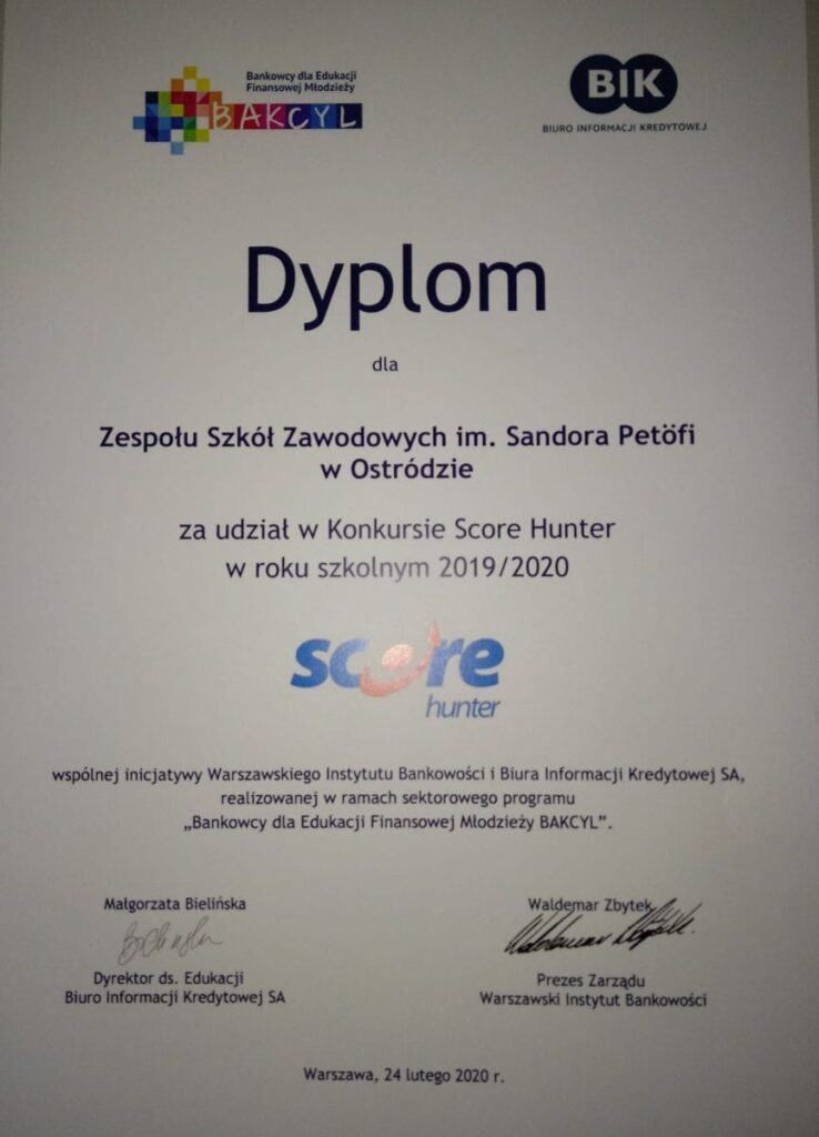 UCZNIOWIE PETÖFIEGO NA KONKURSIE "SCORE HUNTER", 13 20200609 125240