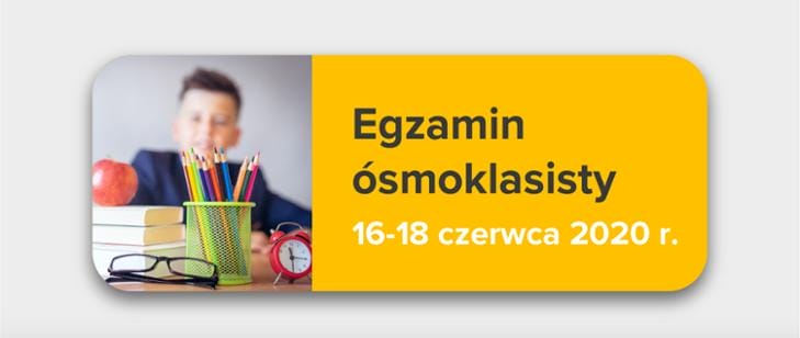 DZIŚ ÓSMOKLASIŚCI ROZPOCZYNAJĄ SWOJE EGZAMINY. POWODZENIA! 2 729X308 21