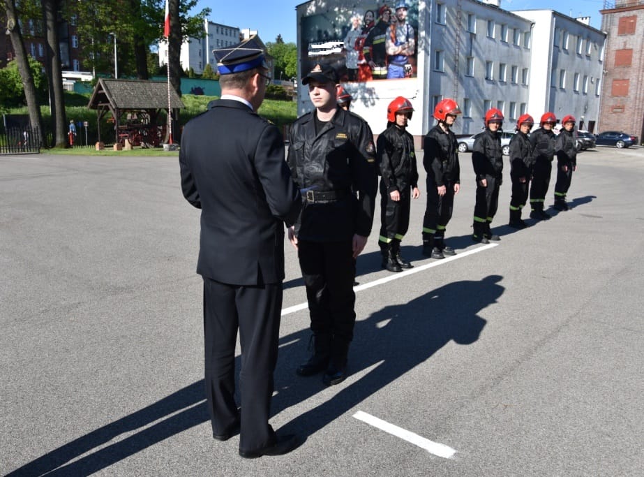 STRAŻACY Z KP PSP OSTRÓDA OTRZYMALI AWANSE NA WYŻSZE STANOWISKA SŁUŻBOWE 7 Dsc 0017