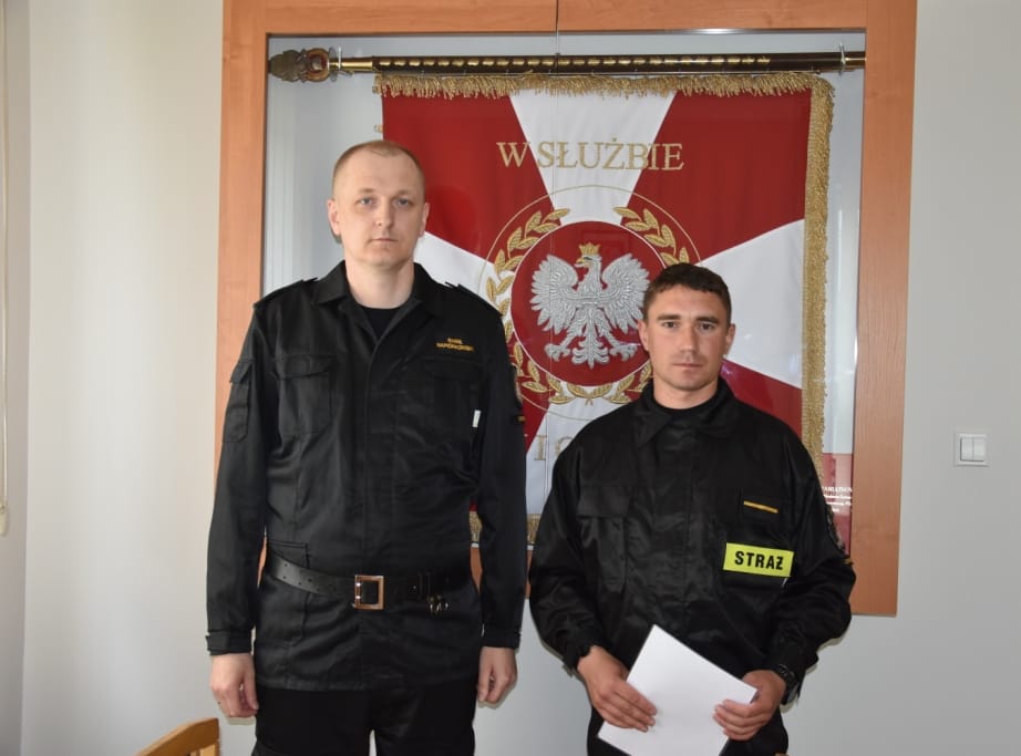 STRAŻACY Z KP PSP OSTRÓDA OTRZYMALI AWANSE NA WYŻSZE STANOWISKA SŁUŻBOWE 3 Dsc 0070