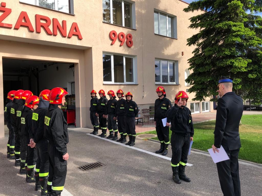 STRAŻACY Z KP PSP OSTRÓDA OTRZYMALI AWANSE NA WYŻSZE STANOWISKA SŁUŻBOWE 5 Img 20200603 Wa0006