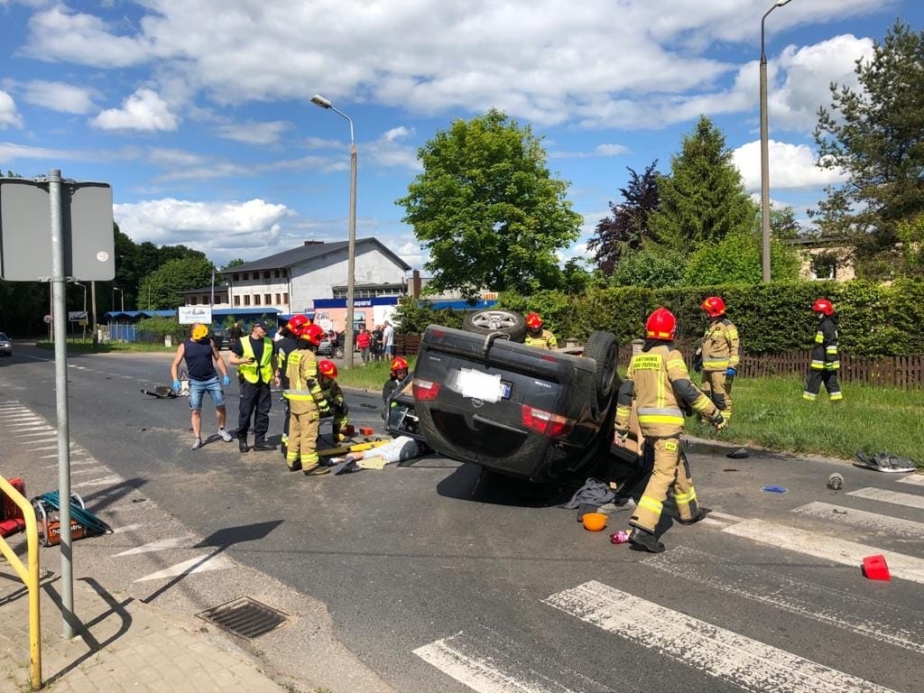 WYPADEK W MORĄGU - DWIE OSOBY RANNE, KOBIETA ZABRANA DO SZPITALA HELIKOPTEREM 1 Img 20200604 Wa0005