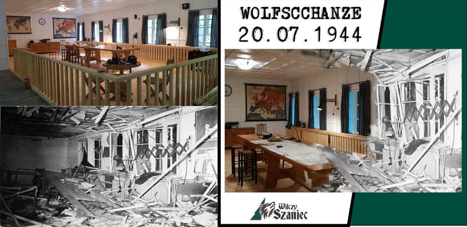W WILCZYM SZAŃCU ZREKONSTRUOWANO MIEJSCE ZAMACHU NA ADOLFA HITLERA 1 Wilczy Szaniec