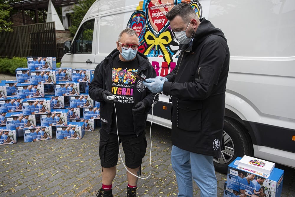 WOŚP I PHILIPS PODAROWAŁY OSTRÓDZKIEMU SZPITALOWI ULTRAMOBILNY ZESTAW USG 2 Wosp Pawel Jablonski Lcs0331