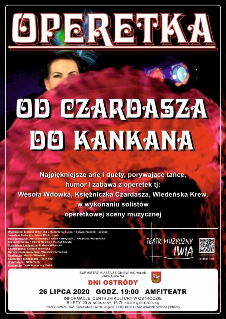 REGULAMIN KONKURSU DNI OSTRÓDY - OD CZARDASZA DO KANKANA - OPERETKA 13 115521639 3309937175766381 2895282004840843543 o