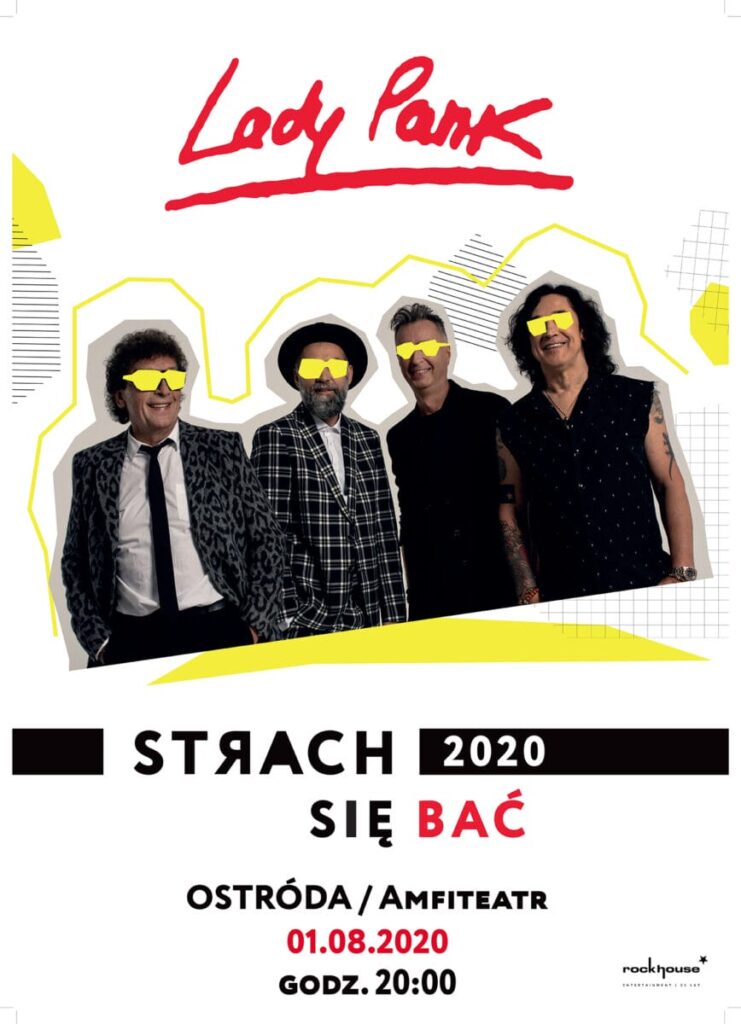 REGULAMIN KONKURSU - KONCERT LADY PANK W OSTRÓDZIE 13 LP STRACH SIĘ BAĆ PLAKAT Ostróda