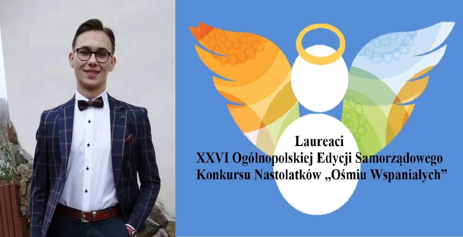 MICHAŁ KŁOSOWSKI Z INTERNATU EKONOMIKA JEDNYM Z "OŚMIU WSPANIAŁYCH" W POLSCE! 1 Michał Kłosowski Wolontariusz3