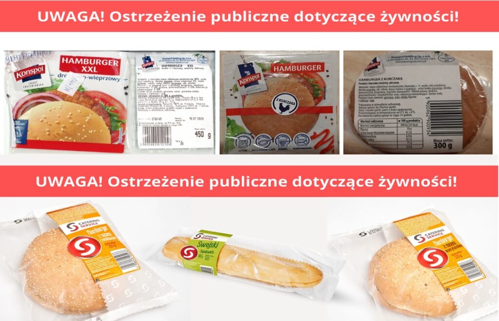 UWAGA Ostrzeżenie publiczne dotyczące żywności 3 1