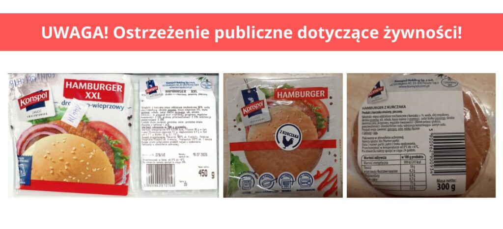 Uwaga Ostrzeżenie Publiczne Dotyczące Żywności 2