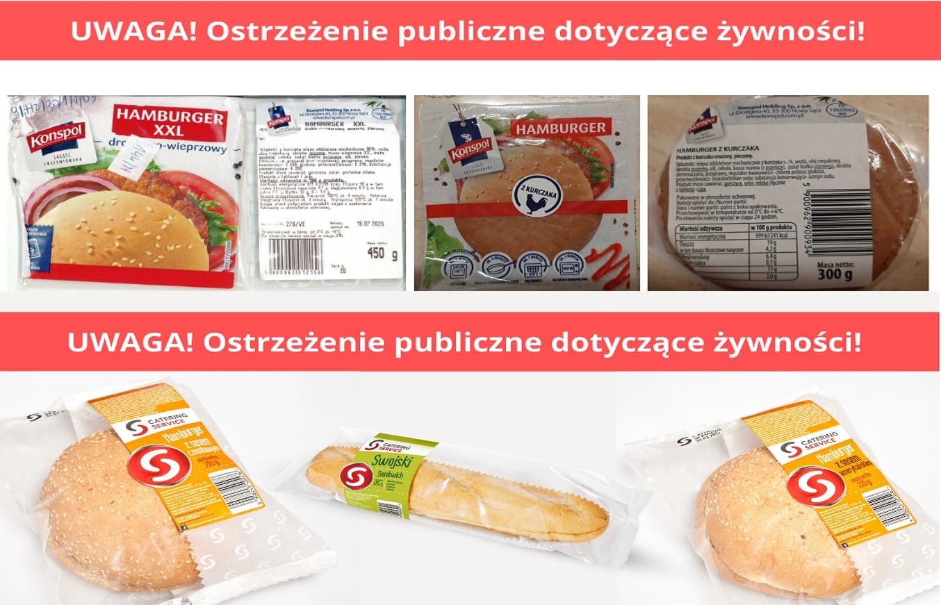 Uwaga Ostrzeżenie Publiczne Dotyczące Żywności 3 1