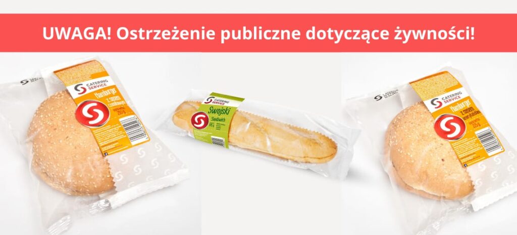 Uwaga Ostrzeżenie Publiczne Dotyczące Żywności 3