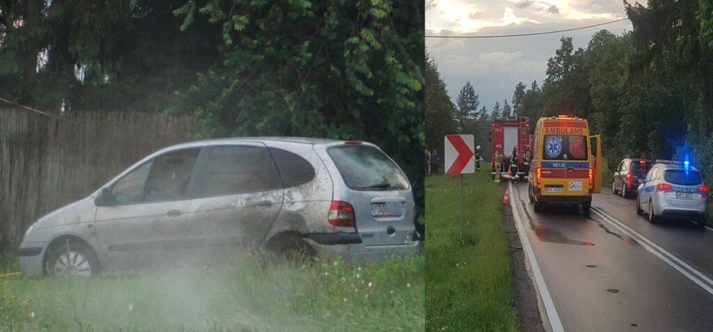 GROŹNE ZDARZENIE DROGOWE NA DK16 W WIRWAJDACH (GMINA OSTRÓDA) 23 wyp sl