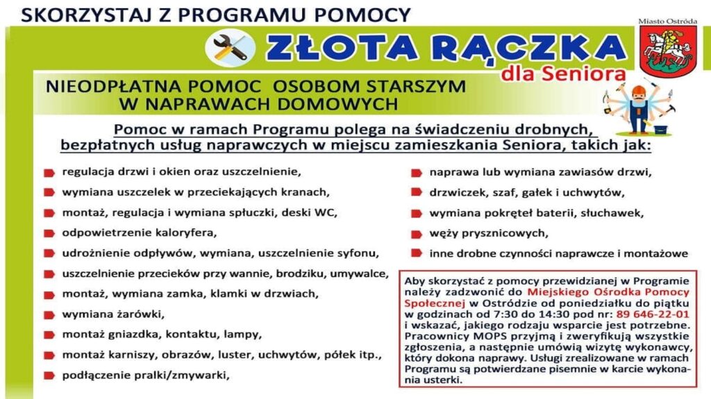 ZŁOTA RĄCZKA JUŻ POMAGA SENIOROM W OSTRÓDZIE! 13 116236282 985744988536135 7980998455586581962 o