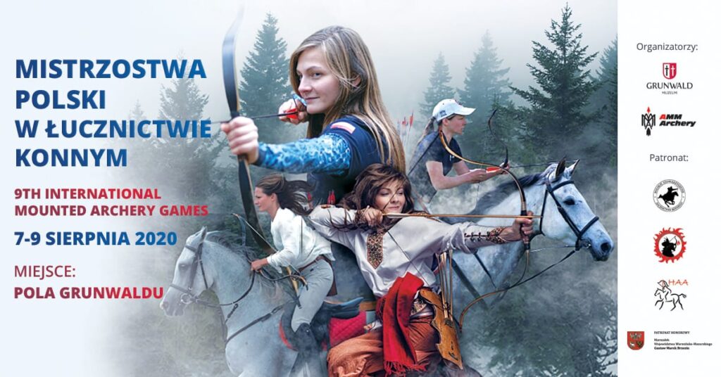 JUTRO NA POLACH GRUNWALDZKICH POCZĄTEK MISTRZOSTW POLSKI W ŁUCZNICTWIE KONNYM 10 Amm Fb Ig 1240X628Px